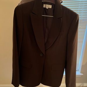 Women brown suit size 14